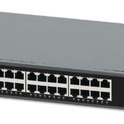 Switch Intellinet 561907 - 24 Puertos PoE+ - Gigabit - 2 Puertos SFP - No Gestionado - 561907