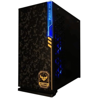 Gabinete In Win 101 TUF - Negro - Mediatorre - Fuente de Poder 750W 80 Plus - Vidrio - 3 Ventiladores - 101 TUF.P75FII.3XLU