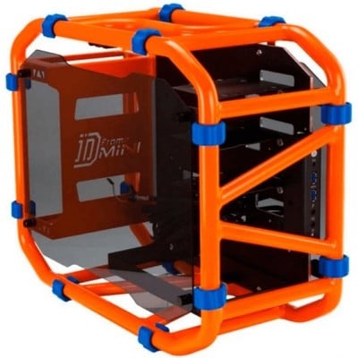 Gabinete In Win D-Frame Mini - con Ventana - Mini ITX - USB 3.0 - Naranja - D-FRAME MINI ORANGE