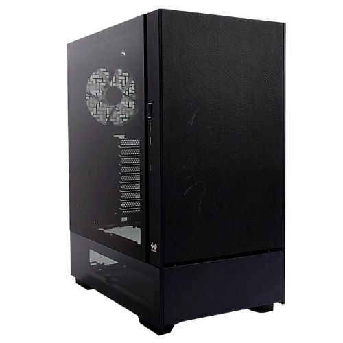 Gabinete Gamer In Win ModFree Base - Torre Full Tower ATX/E-ATX/Micro ATX/Mini-ITX - Panel Lateral de Vidrio - Color Oro