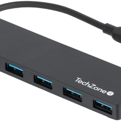HUB USB TechZone Connect Hub - 4x USB 3.0 - TZACHB01
