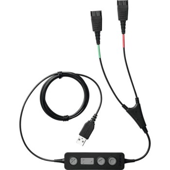Cable de audio Jabra Link 265 - USB/QD - Negro - 265-09