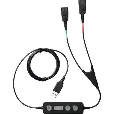 Cable de audio Jabra Link 265 - USB/QD - Negro - 265-09