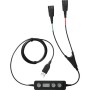 Cable de audio Jabra Link 265 - USB/QD - Negro - 265-09
