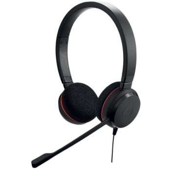 Diadema Jabra Evolve 20 Uc - Alámbrico - USB - Micrófono - EVOLVE-20-DUO-UC