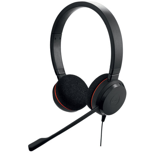 Diadema Jabra Evolve 20 UC - Alámbrica USB con Micrófono - EVOLVE-20-DUO-UC