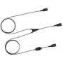 Cable de supervisor Jabra Cord-Supervisory - QD - 2x QD - Negro - 8800-02-01