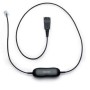 Cable para Audifonos Jabra Gn1216 - RJ-9 Macho a QD Macho - Jabra Gn 2000/Gn2000/Biz 2400/2400 3in1/Gn2000 - 88001-03