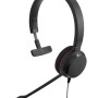 Audifonos Jabra EVOLVE 20 MONO - Alámbrico - USB - Microfono - 1.2M - Negro - EVOLVE-20-MONO-UC
