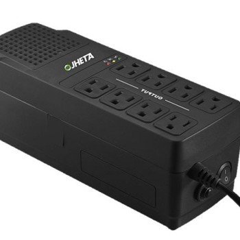 Regulador de Voltaje JHETA AVR 1200 - 1200VA/600W - 8 Contactos - 822122-01 Regulador de Voltaje JHETA AVR 1200 - 1200VA/600W - 8 Contactos - 822122-01