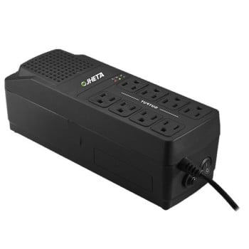 Regulador de Voltaje JHETA AVR 1200 - 1200VA/600W - 8 Contactos - 822122-01