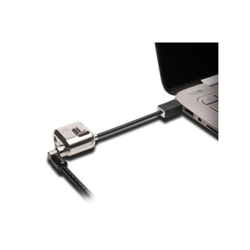 Candado de Seguridad Kensington con Llave 5mm 1.8 Metros Negro Modelo K67890WW