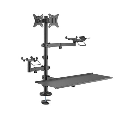 Brazo para Monitor Kensington Doble Pantalla PMM-02LD - 17 pulgadas a 32 pulgadas - Hasta 9kg