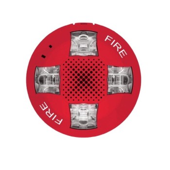 Sirena Estroboscópica Kidde EGCAVRF - 115 Dcc - Rojo - EGCAVRF