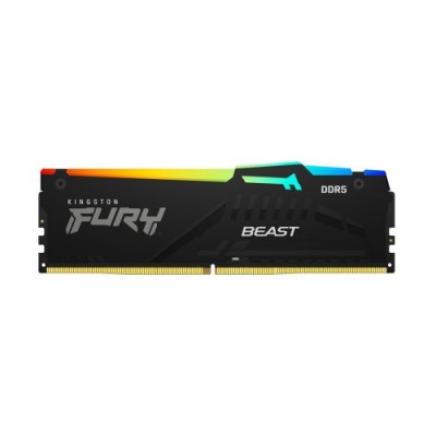 Memoria RAM Kingston FURY Beast RGB - DDR5 - 8GB - 6000MHz - UDIMM - Para PC - KF560C36BBEA-8