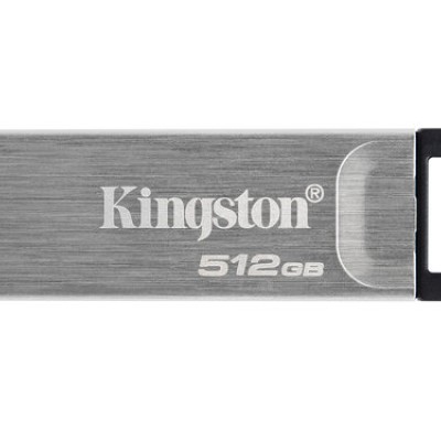 Memoria USB Kingston DataTraveler Kyson - 512GB - USB 3.2 - Plata - DTKN/512GB