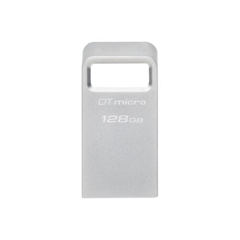 Memoria USB Kingston DataTraveler Micro 128GB USB 3.2 Plata DTMC3G2/128GB