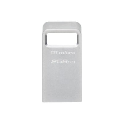 Memoria USB Kingston DataTraveler Micro - 256GB - USB 3.2 - Plata - DTMC3G2/256GB