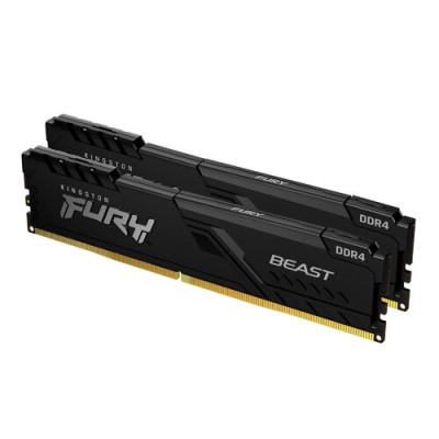 Memoria RAM Kingston FURY Beast - DDR4 - 32GB (2x 16GB) - 3200MHz - DIMM - para PC - KF432C16BB1K2/32