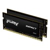 Memoria RAM Kingston FURY Impact - DDR4 - 16GB (2x8GB) - 3200MHz - SO-DIMM - para Laptop - KF432S20IBK2/16 Memoria RAM Kingston FURY Impact - DDR4 - 16GB (2x8GB) - 3200MHz - SO-DIMM - para Laptop - KF432S20IBK2/16