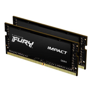 Memoria RAM Kingston FURY Impact - DDR4 - 16GB (2x8GB) - 3200MHz - SO-DIMM - para Laptop - KF432S20IBK2/16