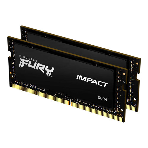 Memoria RAM Kingston FURY Impact DDR4 16GB (2x8GB) 3200MHz SO-DIMM para Laptop KF432S20IBK2/16