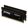 Memoria RAM Kingston FURY Impact - DDR4 - 16GB (2x8GB) - 3200MHz - SO-DIMM - para Laptop - KF432S20IBK2/16
