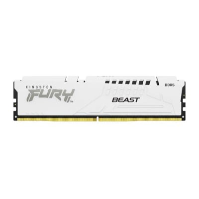 Memoria RAM Kingston FURY Beast - DDR5 - 32GB - 5200 MHz - DIMM - para PC - Blanco - KF552C36BWE-32