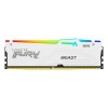 Memoria RAM Kingston FURY Beast - DDR5 - 32GB - 5200MHz - DIMM - para PC - Blanco - RGB - KF552C36BWEA-32