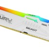 Memoria RAM Kingston FURY Beast White RGB - DDR5 - 16GB - 5600MHz - UDIMM - Para PC - KF556C36BWEA-16