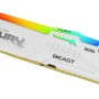 Memoria RAM Kingston FURY Beast White RGB - DDR5 - 16GB - 5600MHz - UDIMM - Para PC - KF556C36BWEA-16