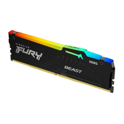 Memoria RAM Kingston FURY Beast RGB - DDR5 - 8GB - 6000MHz - UDIMM - para PC - KF560C30BBA-8