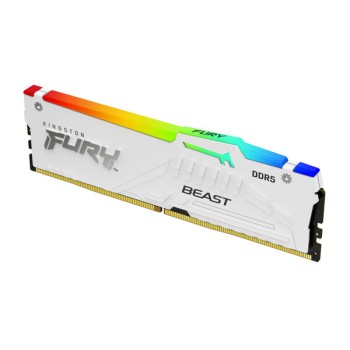 Memoria RAM Kingston FURY Beast White RGB - DDR5 - 32GB - 6000MHz - UDIMM - para PC - KF560C30BWEA-32