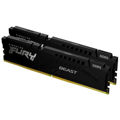 Memoria RAM Kingston FURY Beast - DDR5 - 32GB (2x16GB) - 6000MHz - UDIMM - Para PC - KF560C36BBE2K2-32