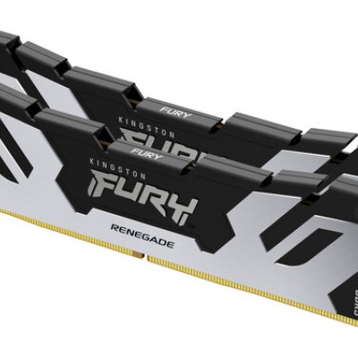 Memoria RAM Kingston FURY Renegade Silver - DDR5 - 96GB (2x 48GB) - 6400MHz - UDIMM - para PC - KF564C32RSK2-96