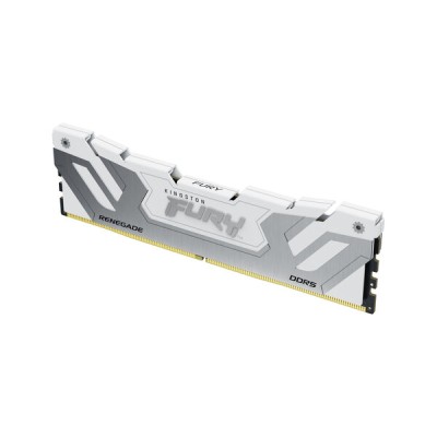 Memoria RAM Kingston FURY Renegade Silver/White - DDR5 - 24GB - 8400MHz - UDIMM - Para PC - KF584CU40RW-24