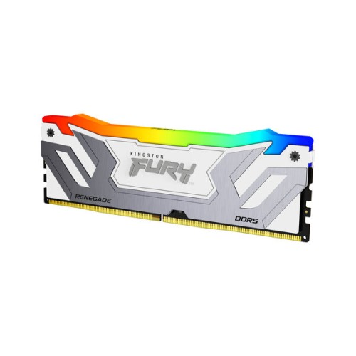 Memoria RAM Kingston FURY Renegade White RGB DDR5 24GB 8400MHz UDIMM KF584CU40RWA-24