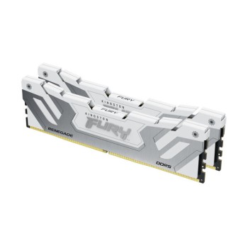 Memoria RAM Kingston FURY Renegade Silver/White - DDR5 - 48GB (2x24GB) - 8400MHz - UDIMM - Para PC - KF584CU40RWK2-48
