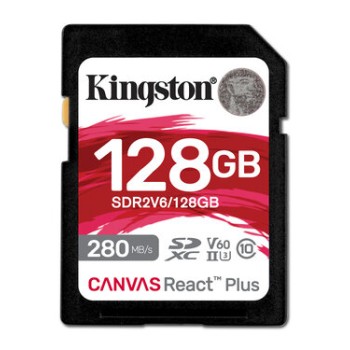 Memoria SDXC Kingston 128GB Clase 10 UHS-II SDR2V6