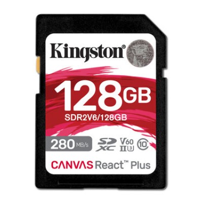 Memoria SDXC Kingston SDR2V6 - 128GB - Clase 10 - UHS-II  - SDR2V6/128GB