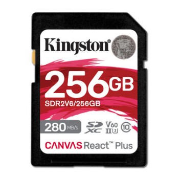 Memoria SDXC Kingston 256GB Clase 10 UHS-II SDR2V6/256GB