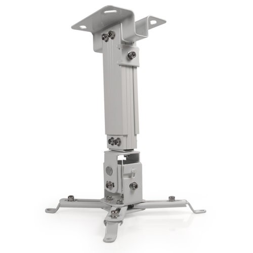 Soporte para Proyector Klip Xtreme Techo Ajustable Aluminio/Acero Blanco KPM-580W