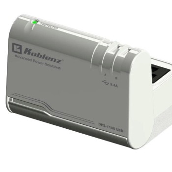 Supresor de Picos Koblenz DPS 1100 - 3 Contactos AC, 2 Puertos USB, 1100 Joules, Modelo 00-5362-00-9 Supresor de Picos Koblenz DPS 1100 - 3 Contactos AC, 2 Puertos USB, 1100 Joules, Modelo 00-5362-00-9