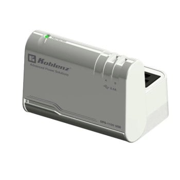 Supresor de Picos Koblenz DPS 1100 - 3 Contactos - 2x USB - 1100 Joules - 00-5362-00-9