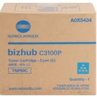 Tóner Konica Minolta TNP-50C - Cian - A0X5434