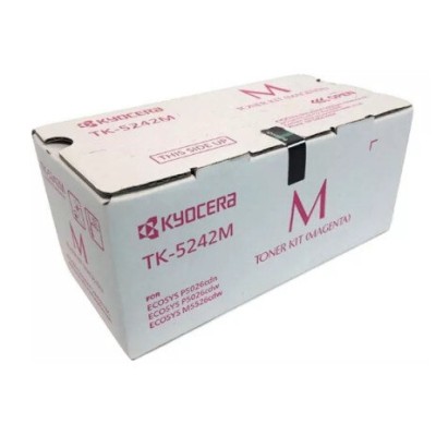Tóner KYOCERA TK-5242M - Magenta - 3,000 Páginas - 1T02R7BUS0
