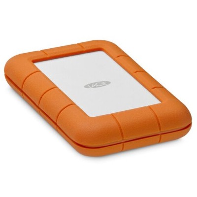 Disco Duro Externo LaCie Rugged Secure - 2.5" - 2TB - USB 3.1 - para Mac - Naranja - STFR2000403