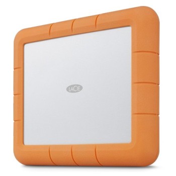 Disco Duro Externo LaCie Rugged RAID Shuttle 8TB USB-C Thunderbolt 3 Naranja STHT8000800