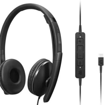 Diadema Lenovo ANC Headset Gen 2 - Cancelación Activa de Ruido - USB-C - Certificado Microsoft Teams - Modelo 4XD1M45627