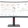 Monitor Lenovo ThinkVision T34w-30 - 34" - Wide Quad HD - HDMI - DisplayPort - Curvo - 63D4GAR1LA